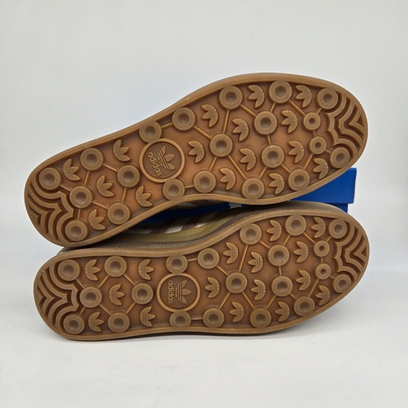 New Adidas Gazelle 'Cream Sand Strata Gum' Women's Shoes Size 10 - Picture 7 of 8